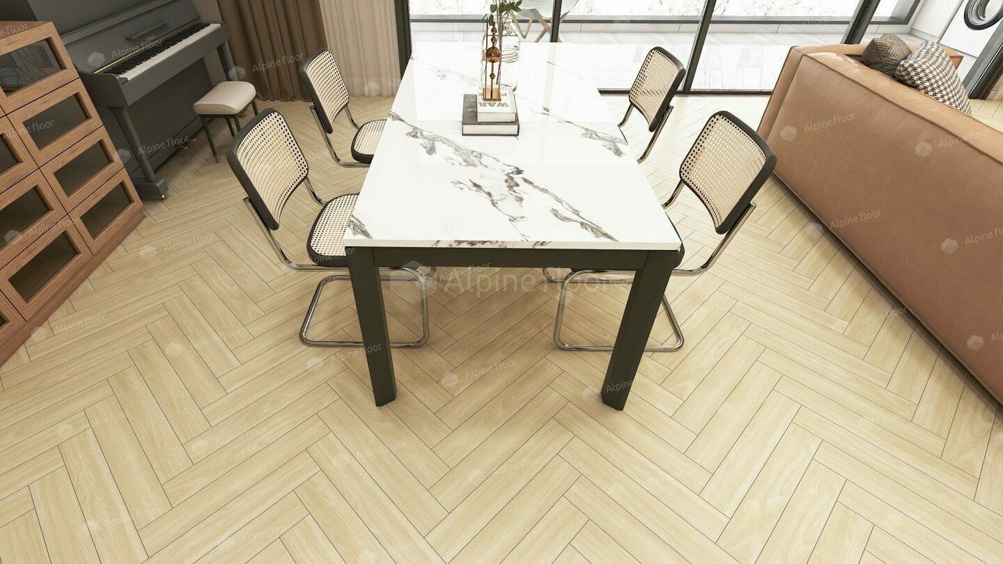 Ламинат Alpine Floor Herringbone 12 LF105-05 Дуб Тоскана